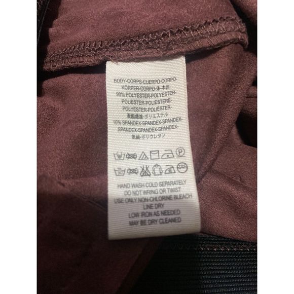 Free People Faux Leather Leggings Brown Rustic Pull On Pants Size 28 - Picture 5 of 6